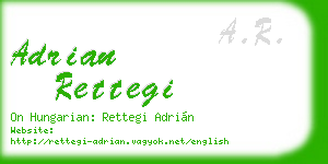 adrian rettegi business card