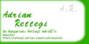 adrian rettegi business card